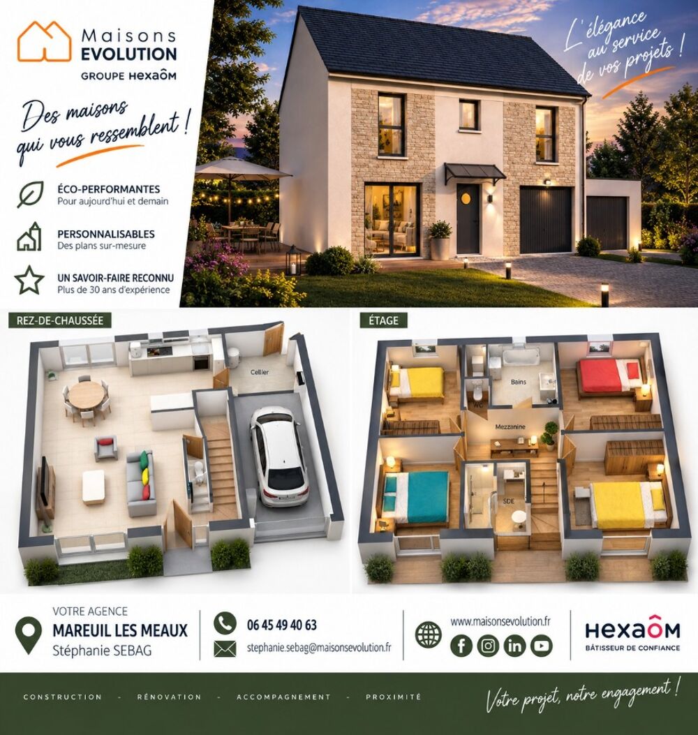 vente Maison - 6 pièce(s) - 109 m² Châtres (77610)