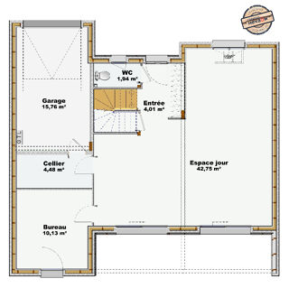  Maison 5 pi�ces 114 m� Baulne