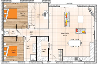  Maison 5 pi�ces 96 m� L�zign�