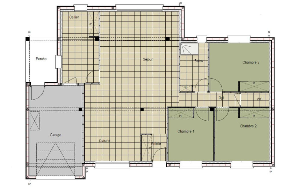 VENTE d'une maison de 6 pièces (106 m²) à La Suze-sur-Sa....