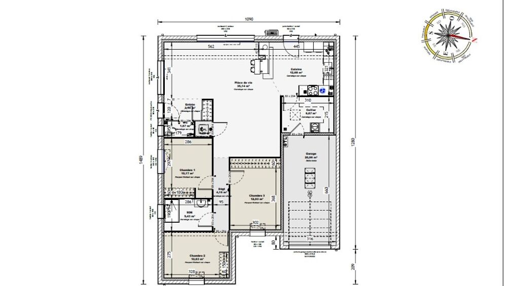 MAISON À CONSTRUIRE DE 100 M² IDÉALEMENT SITUÉE À BONCHA....