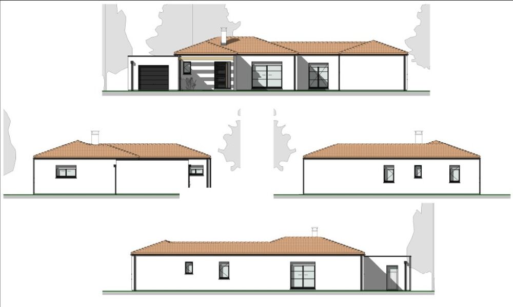 MAISON NEUVE DE 130 M² À LE PERRIER, 5 PIÈCES P....