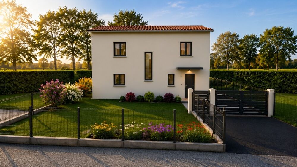 Maison neuve 110 M2 avec jardin sur la commune de ANNEYR....