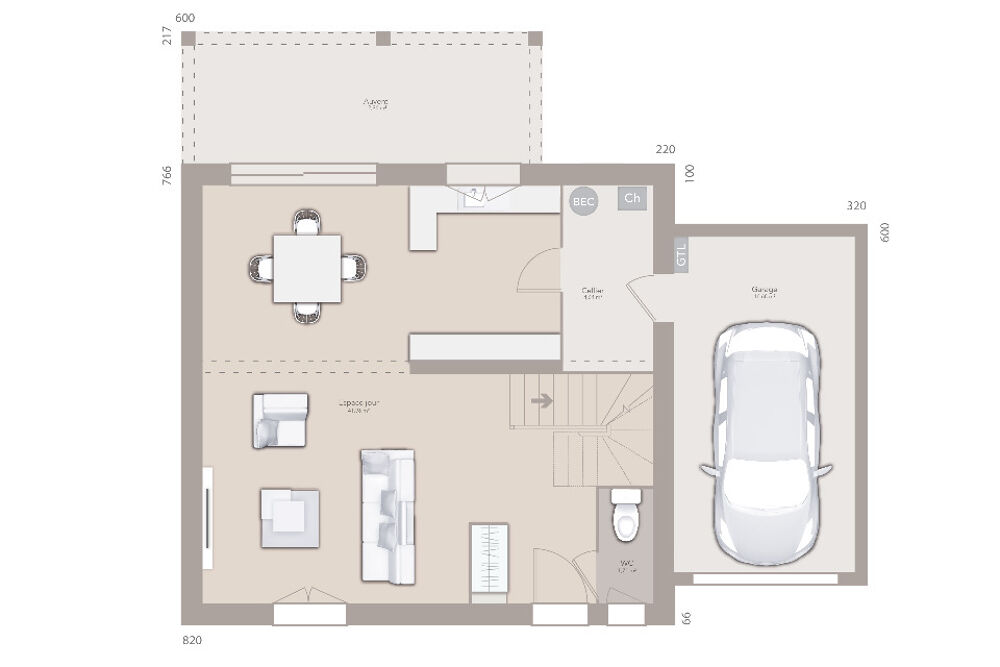 vente Maison - 4 pièce(s) - 95 m² Chevry (01170)