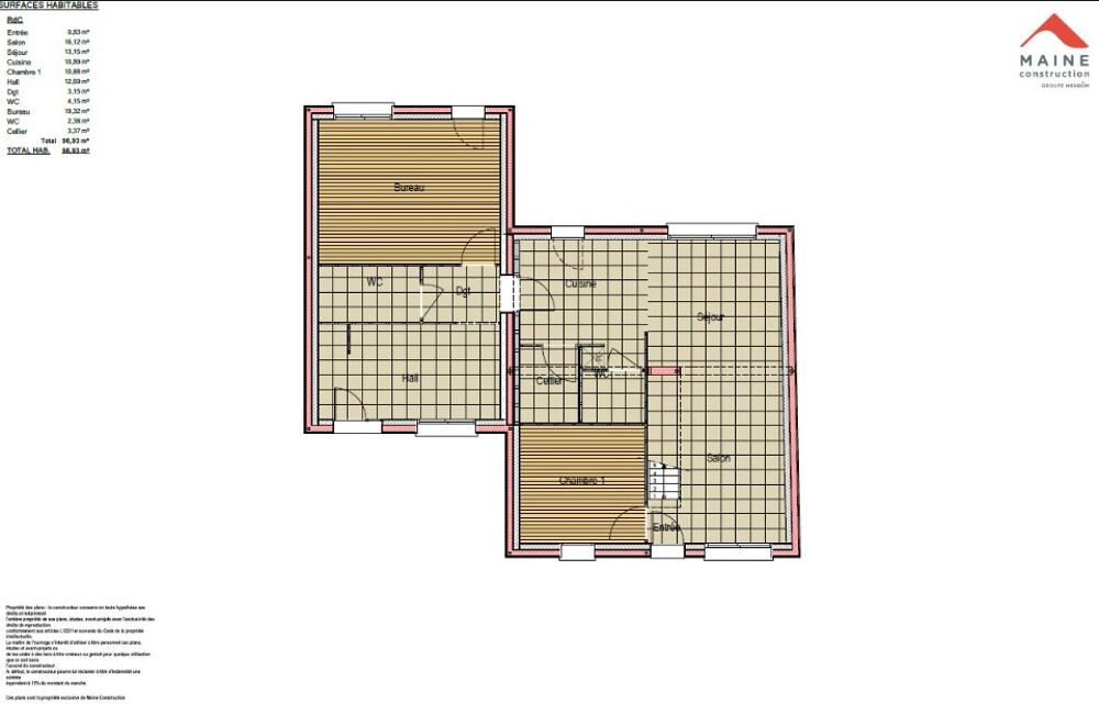 MAISON À CONSTRUIRE DE 135 M² IDÉALEMENT SITUÉE À FILLÉ,....