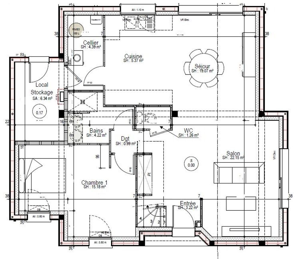 MAISON À CONSTRUIRE DE 138 M² À VOIVRES-LÈS-LE-MANS, PRO....