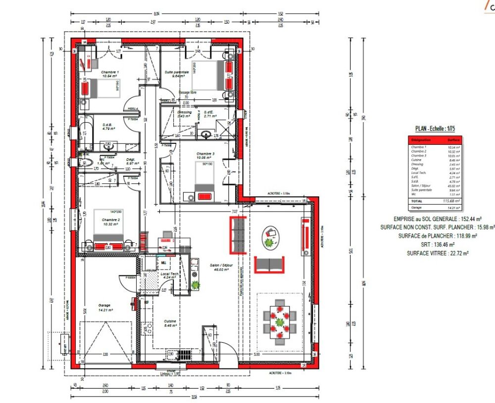 Villa Iliade + terrain à Capbreton - Quartier recherché,....