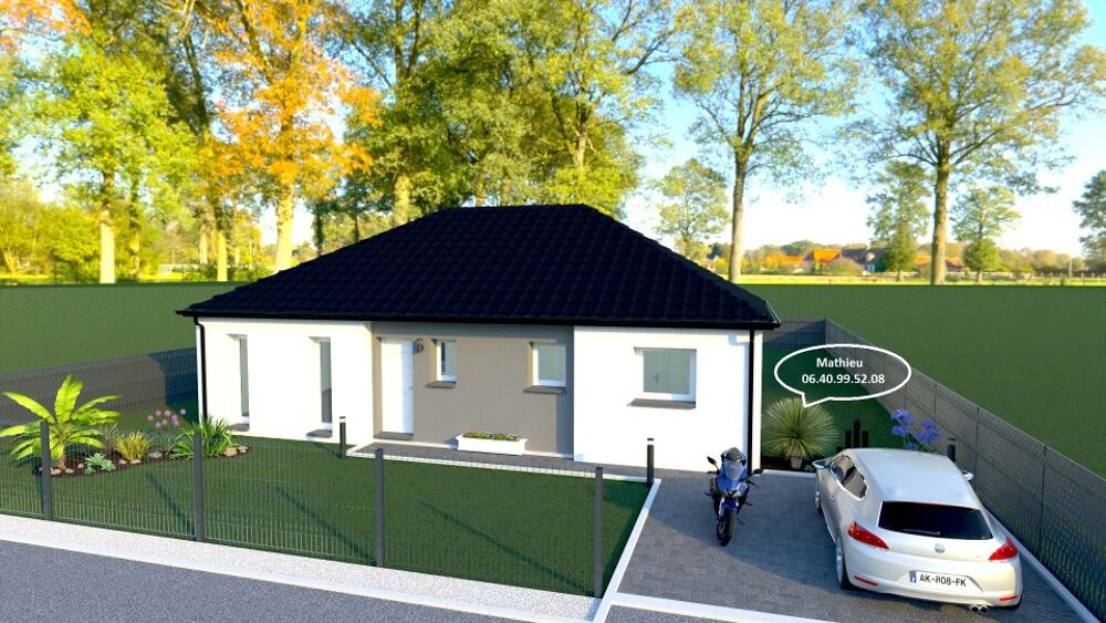 VENTE : maison F4 (93 m²) à Bertry IDÉALEMENT SITUÉE....