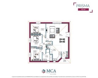  Maison  vendre 4 pices 90 m