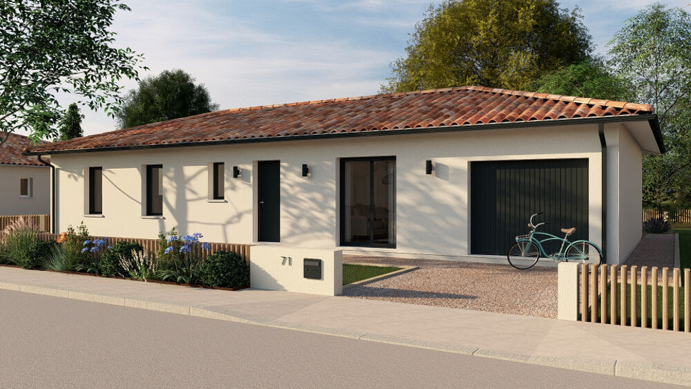 Sur un terrain constructible de 610 m² dans un quartier ....