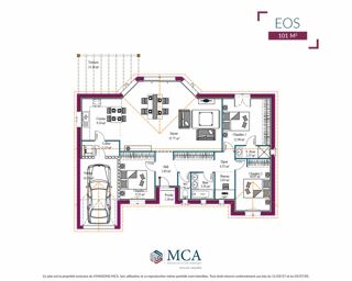  Maison 4 pices 101 m Miramont-de-guyenne