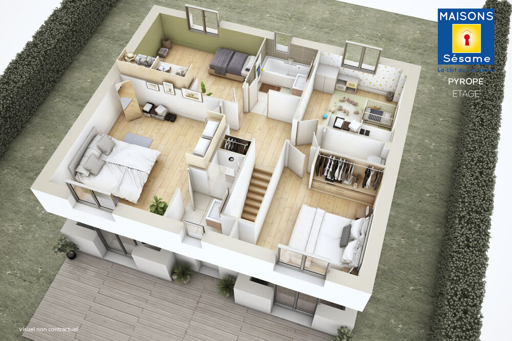 Maison a louer osny - 6 pièce(s) - 130 m2 - Surfyn