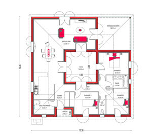  Maison à vendre 4 pièces 115 m²