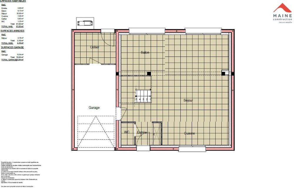 MAISON À CONSTRUIRE DE 105 M² PROCHE DU CENTRE-VILLE DE ....