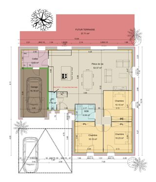  Maison à vendre 5 pièces 90 m²
