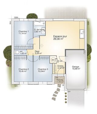  Maison à vendre 5 pièces 73 m²