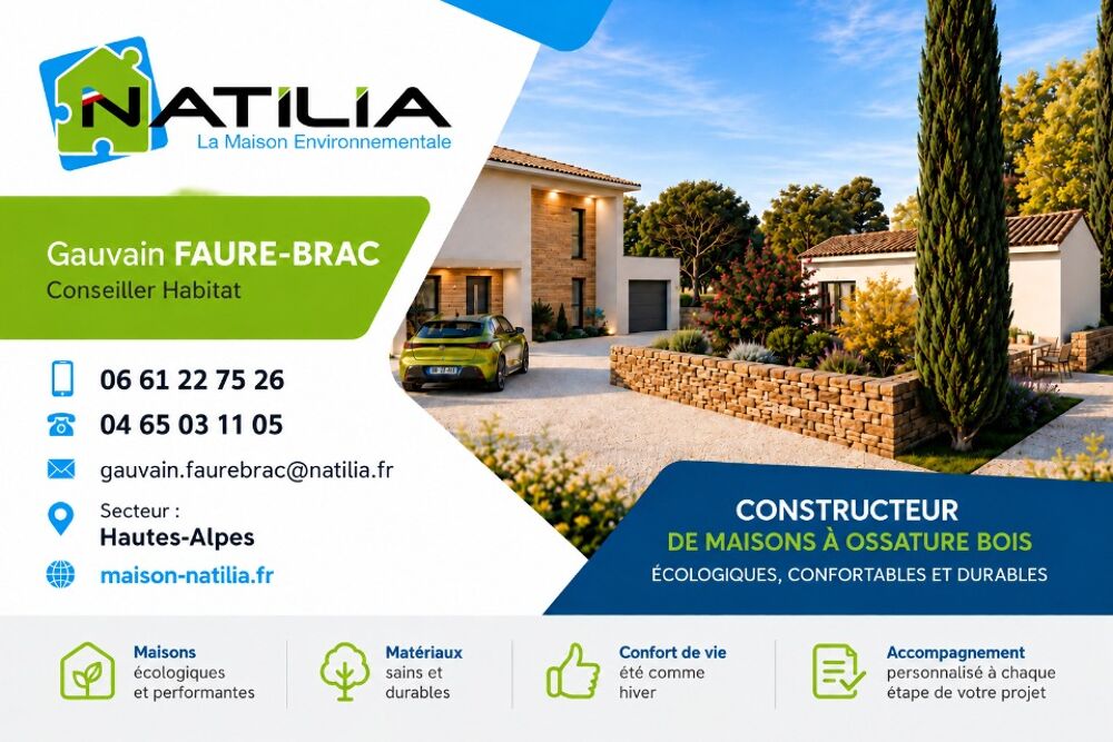 vente Terrain - 526 m² Rousset (05190)