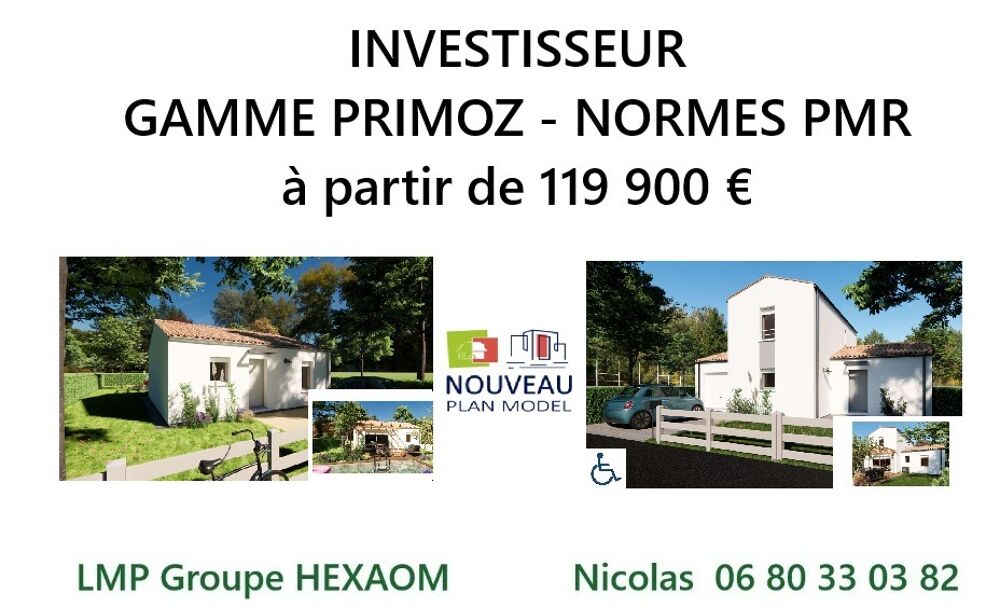 3 MAISONS À CONSTRUIRE DE 67 M² À SAINT-HILAIRE-DE-RIEZ,....