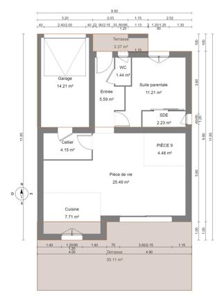  Maison 4 pi�ces 95 m� Coursan