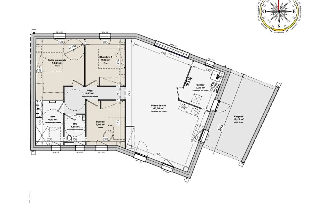 vente Maison - 4 pièce(s) - 80 m² Givrand (85800)