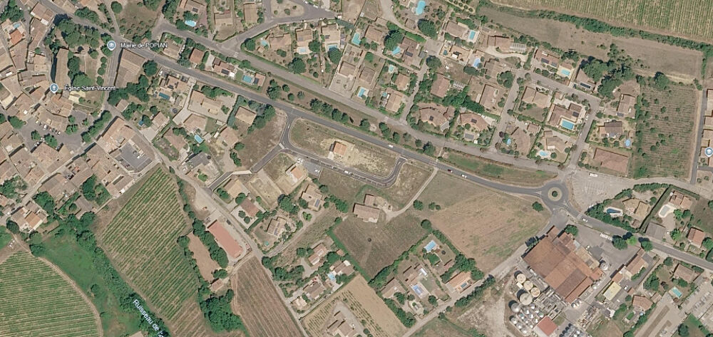 vente Terrain - 404 m² Popian (34230)