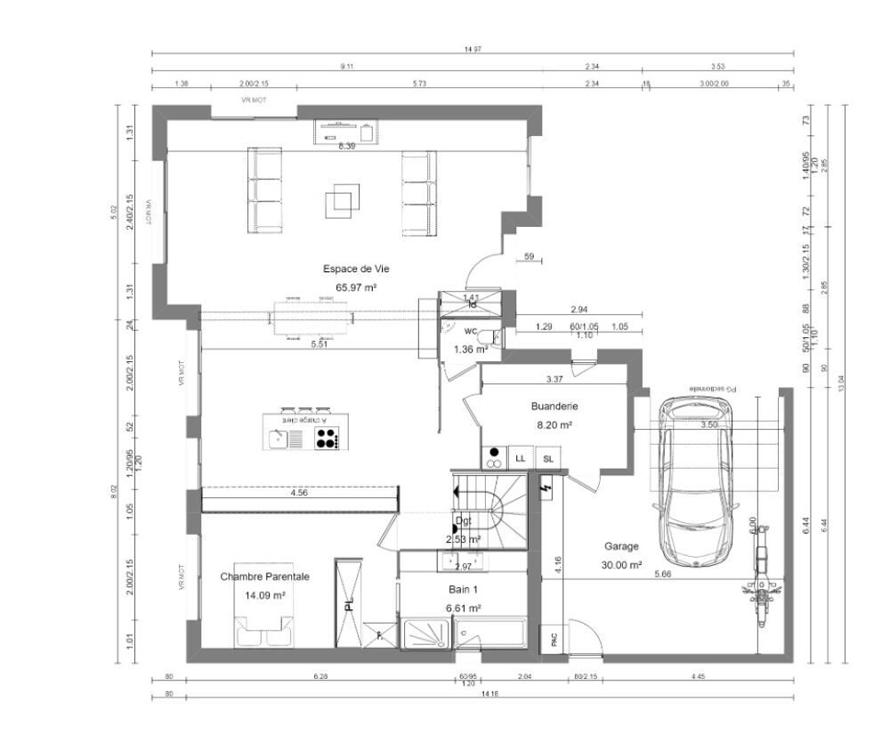 vente Maison - 6 pièce(s) - 140 m² Livry (14240)