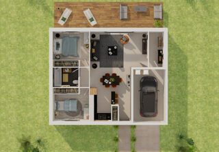  Maison  vendre 3 pices 71 m