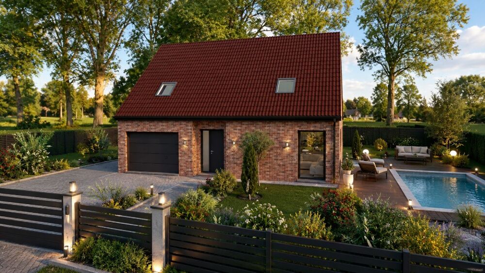 vente Maison - 6 pièce(s) - 110 m² Mons-en-Pévèle (59246)