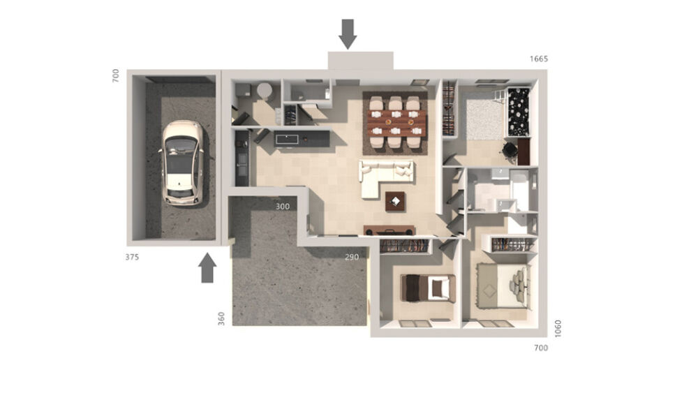 vente Maison - 4 pièce(s) - 91 m² Pierrevert (04860)