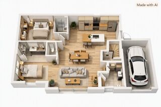  Maison 5 pièces 98 m² Vaucourtois