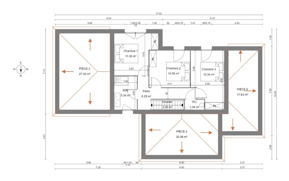 vente Maison - 6 pièce(s) - 130 m² Trouville-sur-Mer (14360)