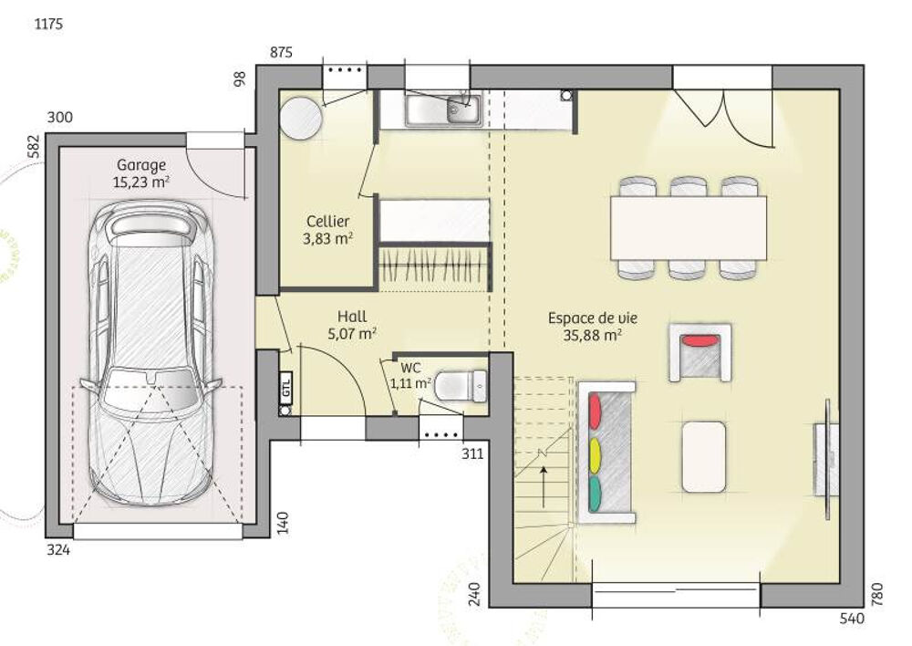 vente Maison - 5 pièce(s) - 90 m² Marolles-sur-Seine (77130)