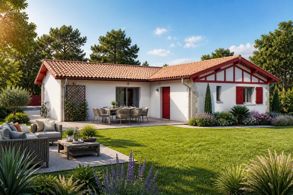 Villa Nahia + terrain à Saint-Vincent-de-Tyrosse - Plein....