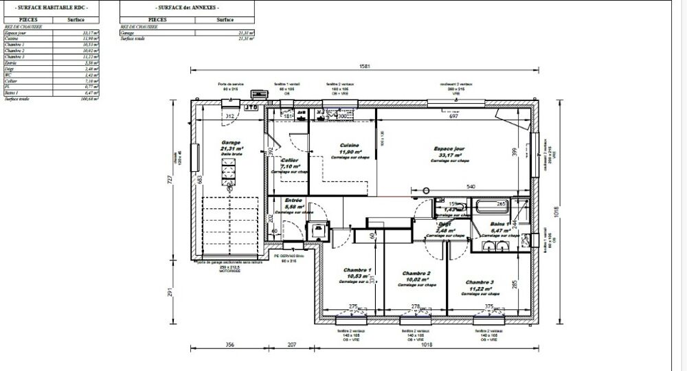 vente Maison - 4 pièce(s) - 95 m² Saint-Georges-le-Fléchard (53480)