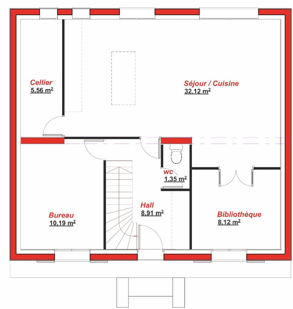 Maison a louer taverny - 6 pièce(s) - 129 m2 - Surfyn