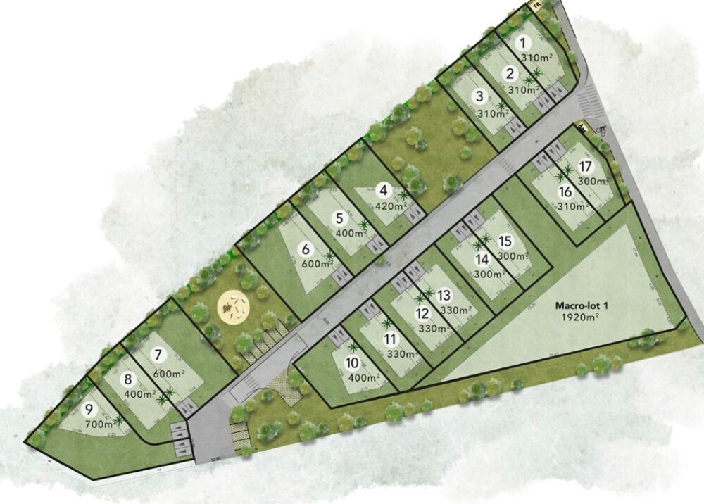 vente Terrain - 300 m² Rognes (13840)