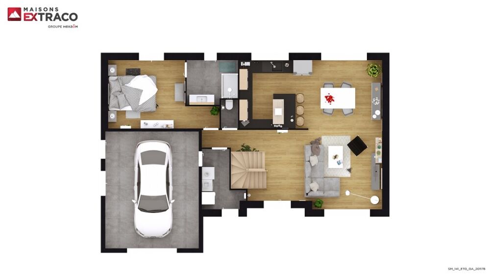 vente Maison - 4 pièce(s) - 141 m² Illeville-sur-Montfort (27290)