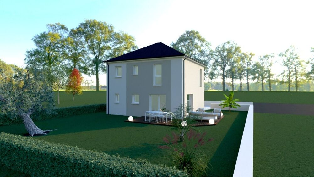MMAISON NEUVE À CONSTRUIRE AVEC 4 PIÈCES SUR UNE SURFACE....