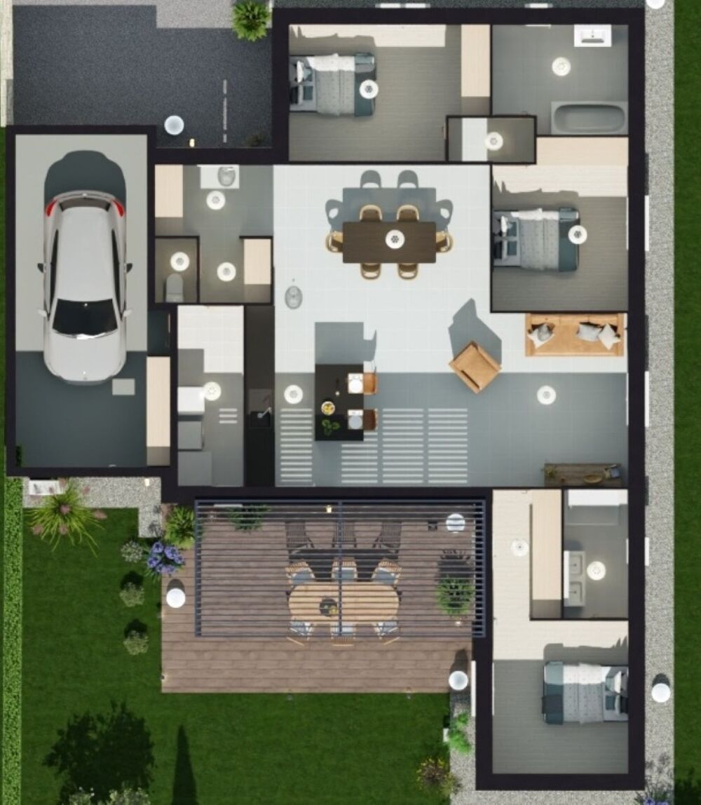 vente Maison - 5 pièce(s) - 110 m² Sainte-Maure-de-Touraine (37800)