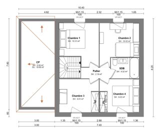  Maison � vendre 6 pi�ces 91 m�