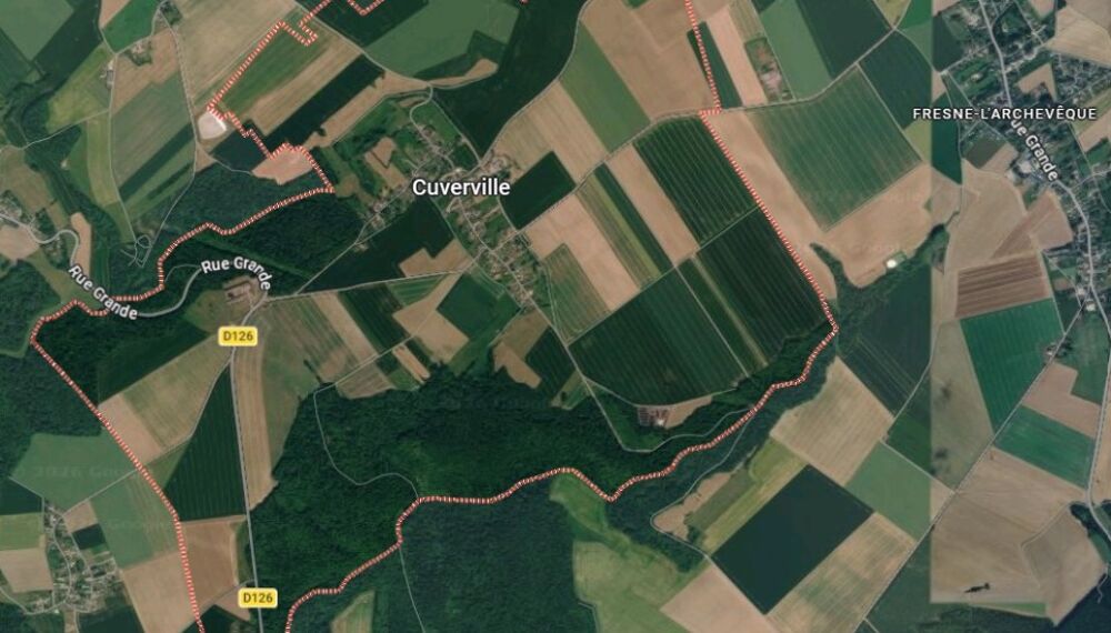 vente Terrain - 1700 m² Cuverville (27700)