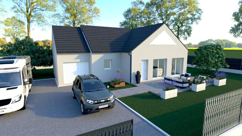 MAISON À CONSTRUIRE DE 90 M² À APPEVILLE-ANNEBAULT, 5 PI....