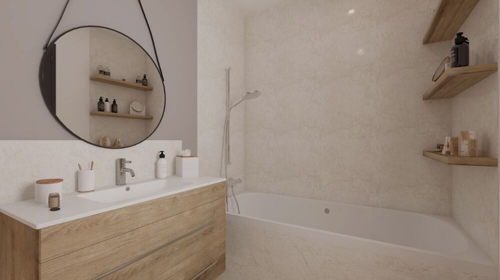 Maison avec comble aménagé de forme compacte, avec son d....