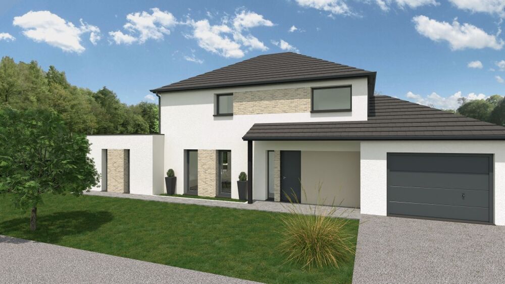 MAISON NEUVE DE 125 M² AVEC 4 CHAMBRES À HINGES - TERRAI....