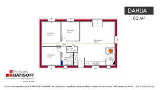  Maison  vendre 4 pices 80 m