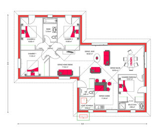  Maison  vendre 4 pices 115 m