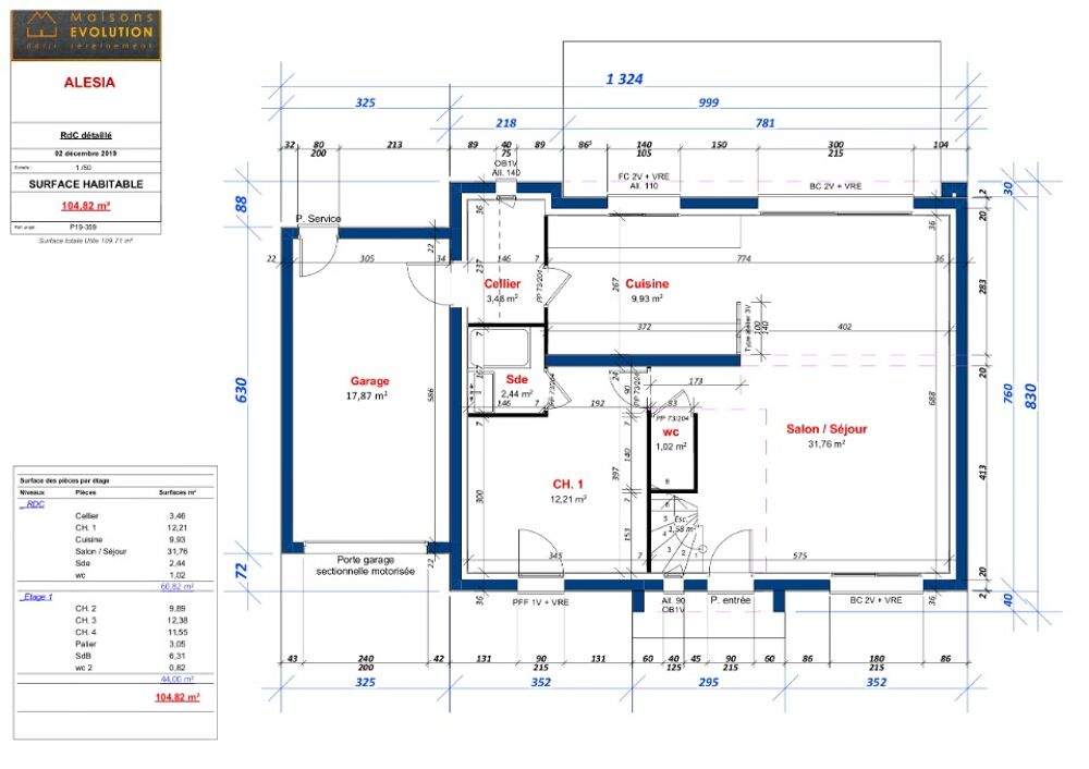 vente Maison - 4 pièce(s) - 104 m² Guignes (77390)