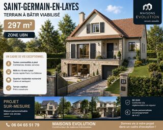  Terrain 297 m² Saint-germain-en-laye