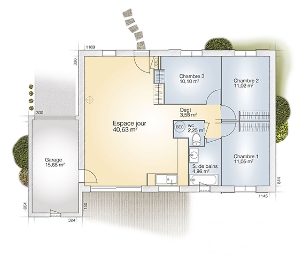 VENTE : maison F5 (83 m²) à Montarnaud Quartier rech....