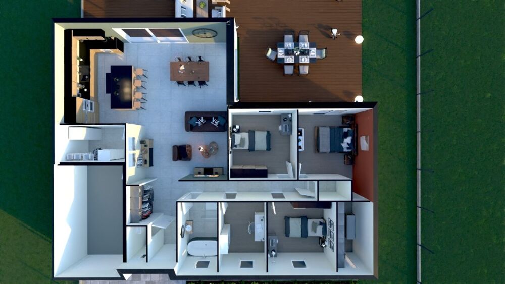 vente Maison - 5 pièce(s) - 116 m² Wingles (62410)
